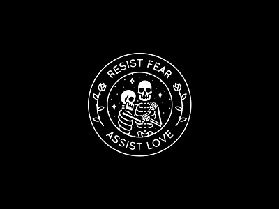 Resist Fear assist band design dooom fear love merch rad reaper resist tattoo
