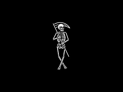 Skeleton band design dooom merch reaper skeleton tattoo