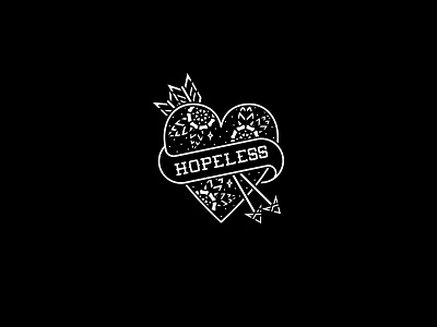 Hopeless band design illustration merch merchandise tattoo