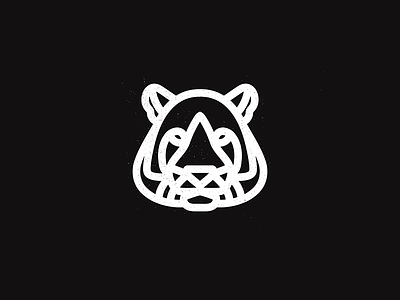 Tiger animal design dribbble graphic icon iconline line logo minimal minimalism tiger tigre