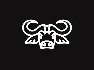 Buffalo animal buffalo buffle design dribbble graphic icon iconline line logo minimal minimalism