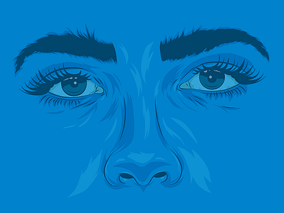 WIP - Illustration - Halsey blue color creative draw drawing dribbble fanart halsey illustration line sketch vector