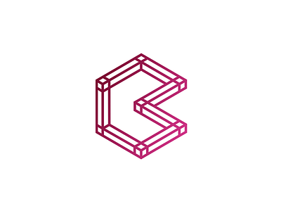 Burgundy - Logo burgundy color design dribbble gradient icon isometric line logo minimalism shadow vector