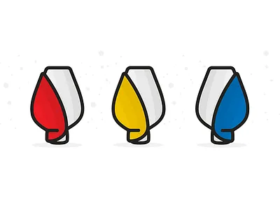 Vases "Tulipes" - Eric Schmitt art badge design drawing dribbble graphic icon iconset illustration line logo schmitt