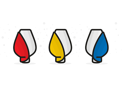 Vases "Tulipes" - Eric Schmitt art badge design drawing dribbble graphic icon iconset illustration line logo schmitt