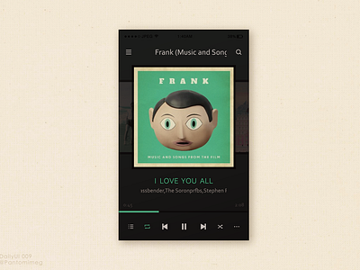 Daily UI #009 Music Player