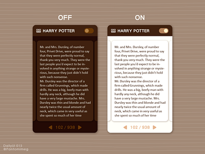 Daily UI #015 OnOff Switch