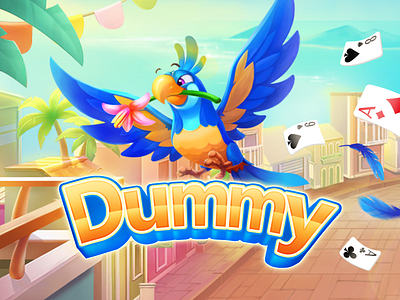 Game logo - DUMMY branding card font game game logo graphic design logo