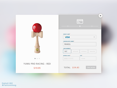 Daily UI #002 Credit Card Checkout