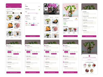 Tam Flowers & gifts Delivery delivery design flowers gifts home inspiration mobile ui ux uxdesign
