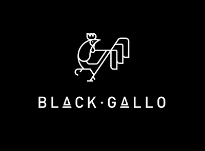 Logo Design · Black Gallo branding design graphic design illustration logo photoshop