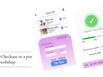 Checkout page app dailyui ui ux webshop