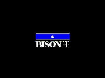 Logo for Bison Beer.