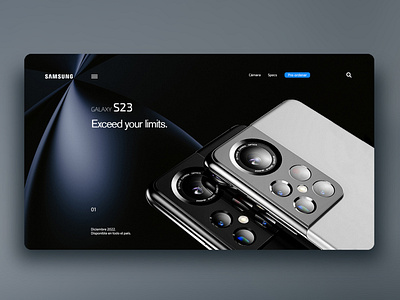 Web Design Concept Samsung S23