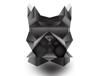 Origami-Dog graphic graphicdesign logo origami vector vectorart