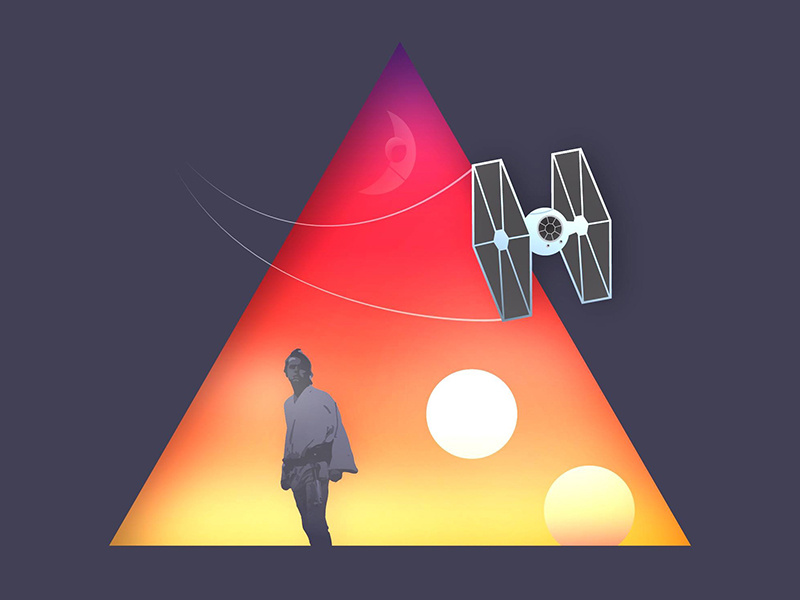 Tatooine death star tie fighter luke skywalker star wars tatooine