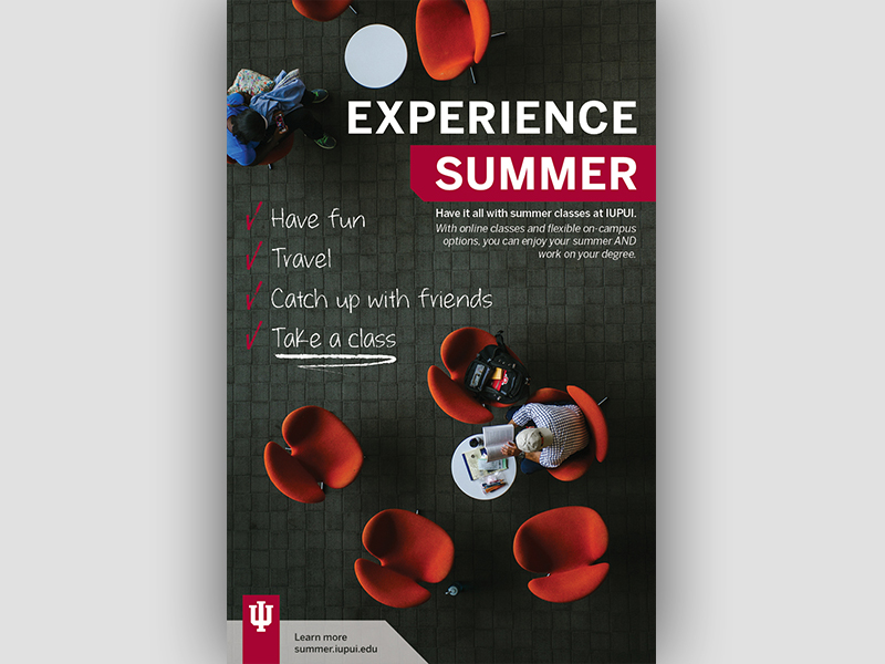 IUPUI Summer Classes Ad by Craig Bowling on Dribbble