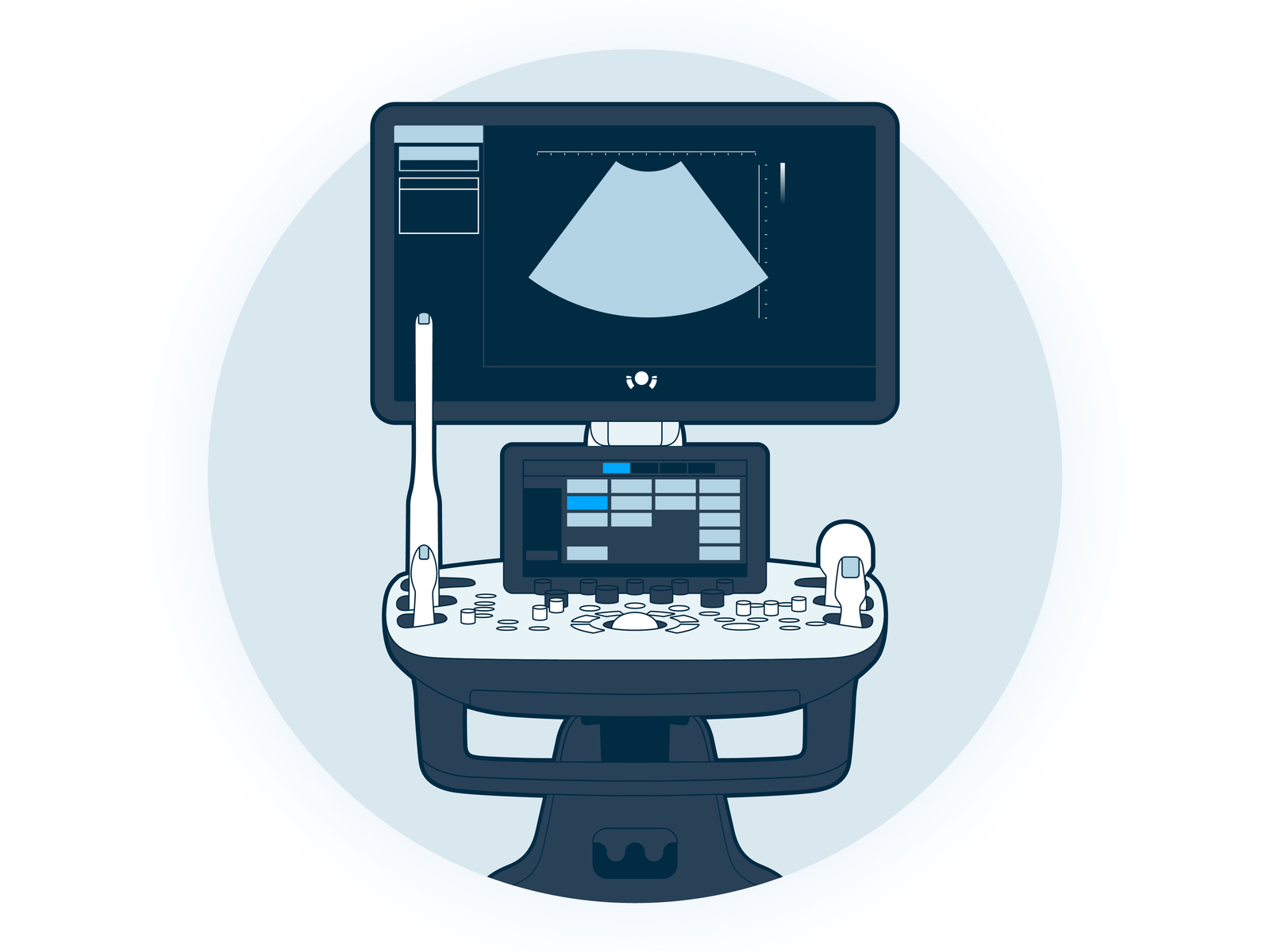 Ultrasound Machine Graphic by Craig Bowling on Dribbble