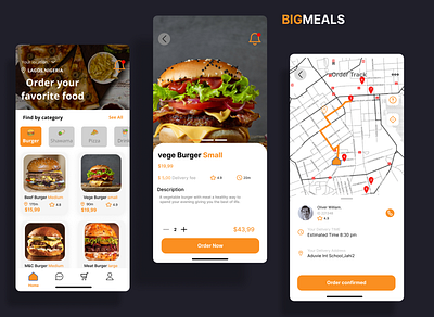 BIGMEALS bigmeals delivery food ui ui app