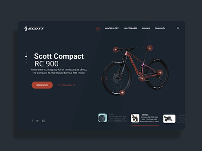 Compact RC 900 scott rc 900 ui ui desing web page