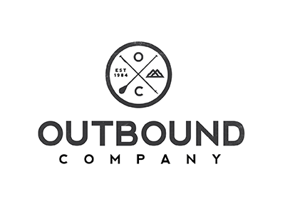 Outbound Company Logo logo mountain outbound outdoor paddle ski pole