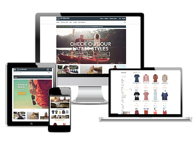 Outbound Company clothing desktop ipad iphone layout mens outbound summer web website design womens