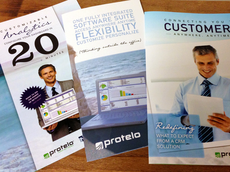 Latest Campaign Brochures software laptop mailer print work brochure campaign tri-fold bi-fold crm marketing business typography shot cover design