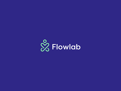 Logo design for Flowlab branding designer dribbble graphic icon identity design logo logo design logodesign logos logotipo logotype logotype design logotypedesign logotypes