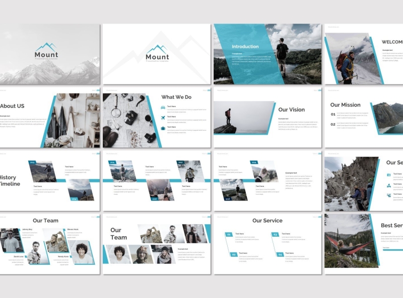 Mount Presentation Template #3 by ZayKribooo on Dribbble