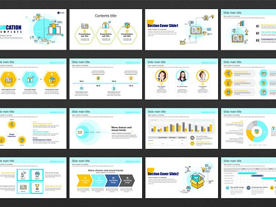 Education Icon PPT Template #2