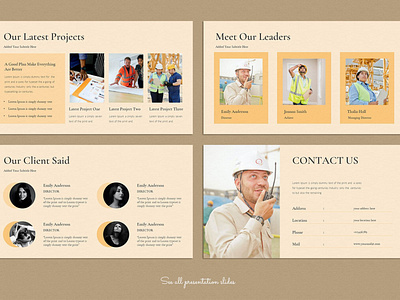 Construction Presentation Template #5