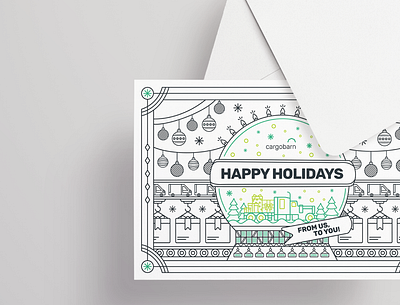 Holiday Card Design branding design illustration print