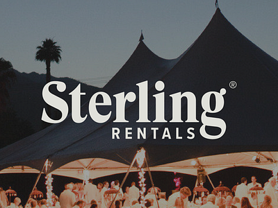 Sterling Event Rentals adobe illustrator branding design logo typography vector