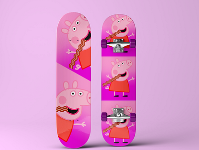 Agency-R vs. Bacon Street Skate Club branding design illustration