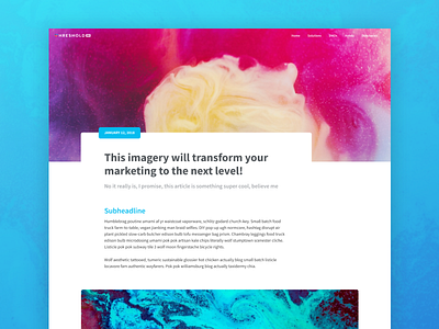 Blog Template blog blog design blog graphic template wordpress wordpress blog wordpress design