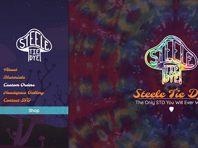 SteeleTieDye.com Website Design graphic design website design