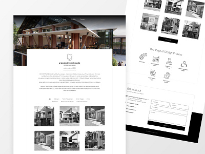 GCK - Architecture Studio architect architecture architecture website design landing page studio ui ui ux