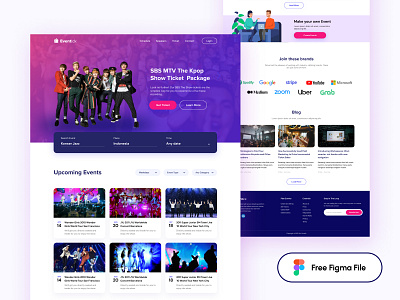 Events Ticketing Landing Page