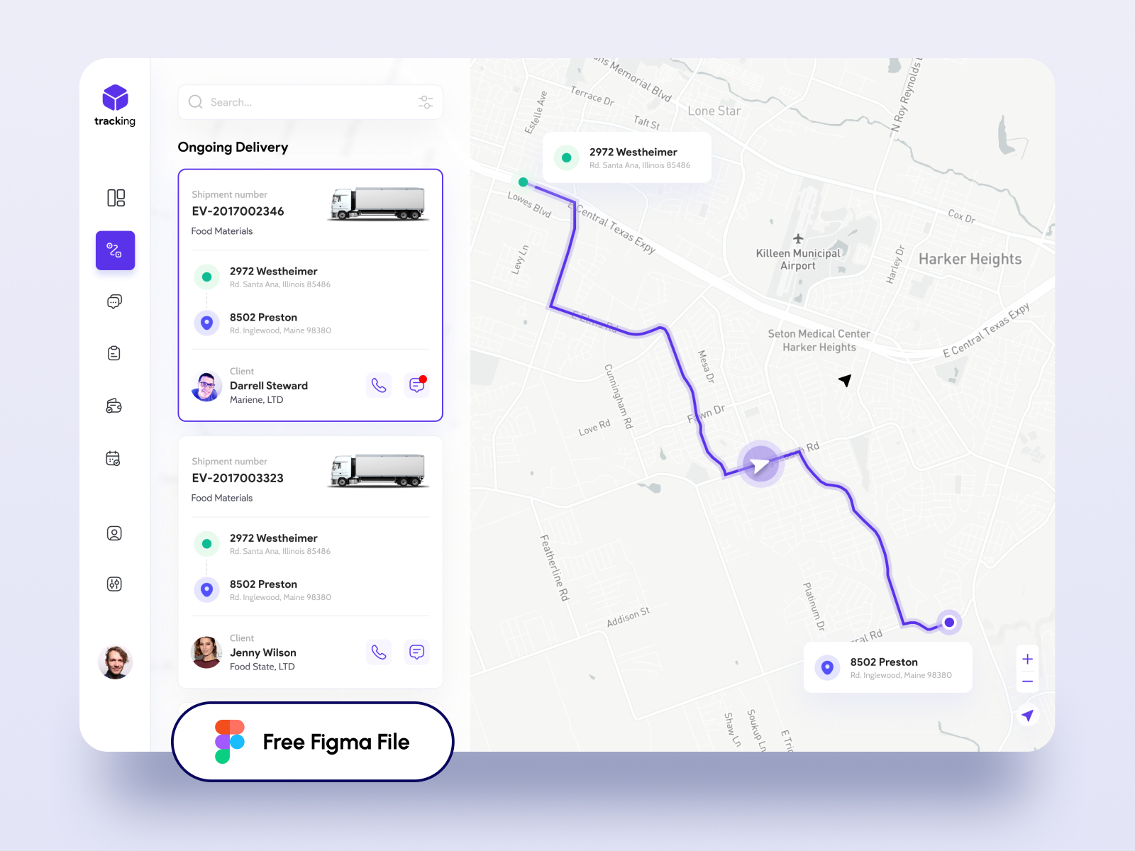 Dashboard Management Trucking by Avi Yansah on Dribbble