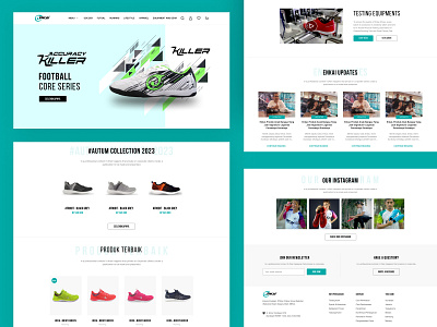 Shoes Online Store Website design desktop enkai football shoes online store shoes shoes app shoes store sneaker store app ui uidesign website