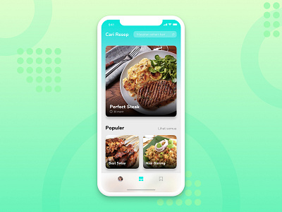 Exploration Food Recipe App app app concept design food app ios iphonex minimal recipe app recipe card ui ux