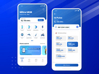 App Product Digital UKM app app concept bank design design app ui