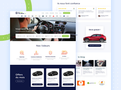 Website Car Leasing car car leasing design desktop france leasing ui uidesign work in progress