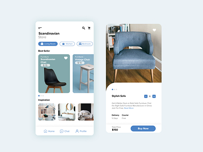 Furniture Exploration apps branding design dribbble illustration typography ui ux vector website