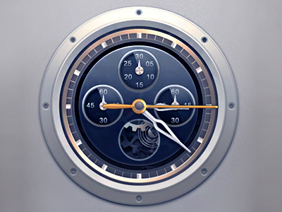 Clock interface ui user widget