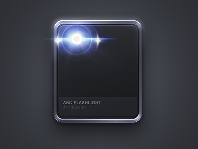 flashlight app icon ui