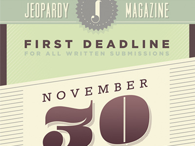 Jeopardy Magazine poster