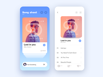 Page Design Exercises app design music sketch ui