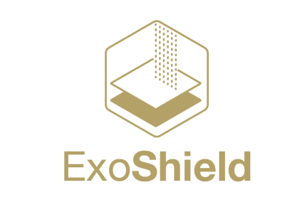 ExoShield Logo branding design graphic design icon iconography illustration illustrator linework typography vector