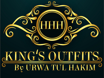 HHH King's Outfits Logo abstract branding design digital decoderz graphic design illustration logo